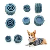 Haustierhersteller Großhandel Gummi-Rugby-Quietschspielzeug für die Zahnreinigung von Hunden, Kauspielzeug für Hunde