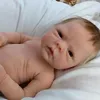 Boneca bebê reborn realista de 18 polegadas, bebê recém-nascido realista parece menino/menina real