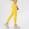 Leggings per abbigliamento di nuova moda Donna Stretch Pantaloni da yoga neri ad asciugatura rapida 20 colori Pantaloni da palestra per allenamento Leggings a vita alta