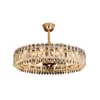 Chandeliers Chandelier With Fan Ceiling 2024 Crystal Light Lamp