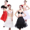 Etek Kadınlar Audrey Hepburn Pinup Swayda Vintage 1950'ler Rockabilly Petticoat Roll 3/4 Tutu Etek Partisi Kabarık Pettiskirt