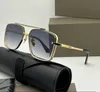 Top Luxury Summer Classic sunglasses vintage square metal Framing men's ladies anti UV-gradient sunglasses