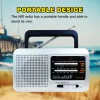 Radio FM AM NOAA Emergency Radio Portable Weather Radio med vädervarningshandradio