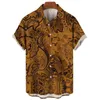 Camisas casuais masculinas moda 3d impressão camisa havaiana homem diário caucal homens verão streetwear roupas tops