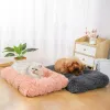 Canetas longa Cama de cachorro de cachorro Quadro de cachorro Pet Pet Cushion Clanta de lã macio Cat Cushion Puppy Chihuahua Sofá Mat Pad para cães pequenos grandes