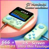 Spelare Lzakmr Ny G7 Portable Classic Retro Handheld -spel Spelare 3,5 "Färgskärm Byggt 666 Games AV Out Pocket Arcade Kids Gift