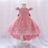 Ensembles pour tout-petit fille de soirée soirée princesse robe bébé big arc tutu kid kid anniversaire mariage cérémonie costume de gala vestidos vestidos