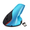 Muizen 2400 dpi oplaadbare USB 2.4G draadloze verticale muizen ergonomische gamingmuis