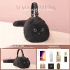 Strollers One Shoulder Bag Female Design Small Man Messenger Bag Versatile Hand Made Autumn and Winter Plush Cute Cat Bag