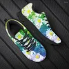 Casual Shoes White Chrysanthemum Women Outdoor Footwear Flats Shoe Flowers Brand Customizable Running Sneakers Lightweight Men Loafers