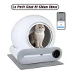 Dozen Tonepie Automatische Smart Kattenbak Zelfreinigende App-bediening Huisdiertoilet Kattenbak Ionische Deodorant Huisdier Arenero Gato 65L