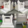 Mini château gonflable de mariage pour tout-petits, petite maison gonflable blanche, château gonflable, fosse à balles coulissantes pour enfants