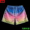 American caju flor casual shorts masculino fitness quarter calças de secagem rápida respirável corrida basquete