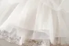 ドレスハッピープルス幼児洗礼服ガールベビーバプテスマ服1年の女の女のシャワードレスのエレガントな誕生日ドレス