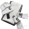 wool trend hat scarf set luxury hats men and women fashions designer shawl cashmere scarfs gloves suitable for winter