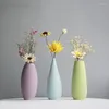 Vasi Vaso da fiori minimalista in tinta unita Centrotavola decorativo per la casa in ceramica colorata