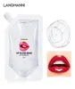 DIY Clear Lip Gloss Base Fuktande spegeleffekt Nongreasy Lipgloss 50 ml Langmannni Transparent uppfriskande läppar Makeup Gel7665266