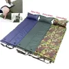 MAT Ultralight Camping Mat Air Mattress 캠핑 팽창 식 침대 Matela Gronfable Mat Selfinflating 수면 패드 W/ 두꺼운 베개