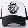 Ball Caps Carpenter-Sawdust Mesh Baseball Frauen Männer Einstellbare Snapback Hüte Für Hip Hop Trucker Cap Streetwear Papa Hut