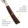 Razor RIRON Men Razor For Barber Manual Straight Side Shaver Holder Facial Beard Throat Shaving Knife Cut Tool