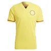 Colombia 2024 Maglie da calcio Kit Kit Luis Diaz Lerma Aias 1990 Retro Valderrama Fan Player Versione Shirt Boy Boy Boy Boy