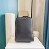 Zaino di design da uomo di alta qualità 10A lusso Zaini per tessitura in pelle di vitello cerata business Zaino per laptop moda Borsa da viaggio in vera pelle tote borsone a tracolla