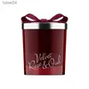 Incenso luxos designer vela perfumada homem mulher inglês pêra rosa vermelha fragrância velas quarto desodorante 240302