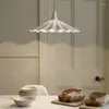 Pendant Lamps White Ceramic LED Lights Fixtures Nordic Style Hanging Lamp For Dinning Living Bedroom Lighting Home Decor Chandeliers