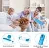 Kammen Bijgewerkt Pet Hair Remover Brush Dog Cat Hair Remover met zelfreinigende basis Efficiënte dubbelzijdige dierenontharing tool