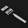 CNC 316L Stainless Steel Mens Manual Double Edge Safety Razor Travel Handle Removable without blade 240228