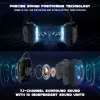 Headphone/Headset Onikuma K20 Gaming Headset RGB Wired Headphones With Mic Over Ear Stereo fone gamer Earphones For PS5 casque PS4 Xbox One Games