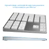 Keyboards Highquality Number Keyboard Pad 34 Keys Number Keyboard Low Power Consumption Widely Compatible