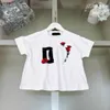 Popular kids dress sets summer child tracksuits Size 110-160 CM short sleeved T-shirt and Spotted lace short skirt 24Feb20