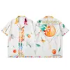 Mens Short Sleeve Hawaiian Shirt Fashion Floral Button Down Bowling Casual Striped Shirts Mens Summer Dress Shirt M-3X