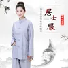 Etnische kleding vrouwen monniksgewaad kleding tops en broeken boeddhistische grijze Chinese boeddhisme arhat toga set uniform