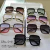 2 Styles Fashion Letters Full Frame Sunglasses for Men Women Summer Sun Glasses with Gift Box