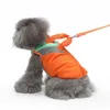 Hondenkleding Jas met ritssluiting op de borst voor honden Katoenen jas Glow Kleine en middelgrote kleding Chihuahua Tractiebenodigdheden Winter