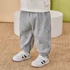 赤ちゃんコーデュロイパンツ幼児秋冬ビッグPP幼児の女の子の服スプリングキッズボーイズロングチルドレンズボン240226