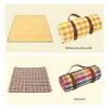 Matte Spot Wasserdichte Picknick Decke Plaid Druck Falten Camping Matte Dicke Leder Riemen Outdoor Feuchtigkeits Matte Picknick Tuch