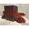 Other Home Decor Berserk Bookends Furious Dragon Slayer Resin Ornament Desktop Bookshelf Decorative Books Holder Decoration Drop Deli Dhovs