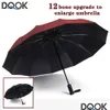 Paraplyer vindtät matic folding paraply kvinnlig manlig twe ben bil lyxiga stora affärsmän regn kvinnor gåva parasol 230603 drop del dhahu