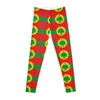 Calças Ativas Bandeira do Povo Oromo (Oromoo) Leggings Esporte Mulher Esportiva Push Up Feminino