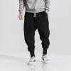 Hosen Prowow Streetwear Männer Harem Hosen koreanischer Stil lässiger Baumwollwäsche Hose Mann Jogger Hosen 2024 Spring Neue Baggy Hosen