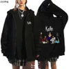 Korn Rock Band Sweatshirts World Tour Hoodies Cartoon Vintag