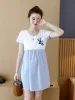 Dresses Women Maternity Dress Nursing Baby Nightgown Breastfeeding Nightshirt Sleepwear Maternity Casual Nightwear New maternity clothes