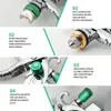 HVLP Professional Spray Gun 1.41.72.02.5mm 강철 노즐 중력 스프레이 총 휴대용 자동차 페인트 스프레이 건 DIY 스프레이 페인트 키트 240219