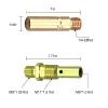 Scheerapparaten 14 stks Mig Lassen Hine Kit 0.035 '' Contact Tips Gassen Nozzles Diffusers Vervanging voor Lincoln 100l Tweco Mini/#1