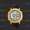 Watches Skmei Digital Watch for Men Fashion Full Steel Electronic Watches Chrono Countdown Men's Wristwatch Relogio Masculino