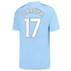 2023 2024 Man Citys Soccer Jerseys para homem e crianças com Haaland Mahrez Grealish De Bruyne e camisa de futebol Foden