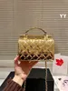 Womens Classic C Double Flup Velvet Velvet Counder Facs Quilted Multi Pochette Gold Gold Metalware Matelasse Chain Crossbod